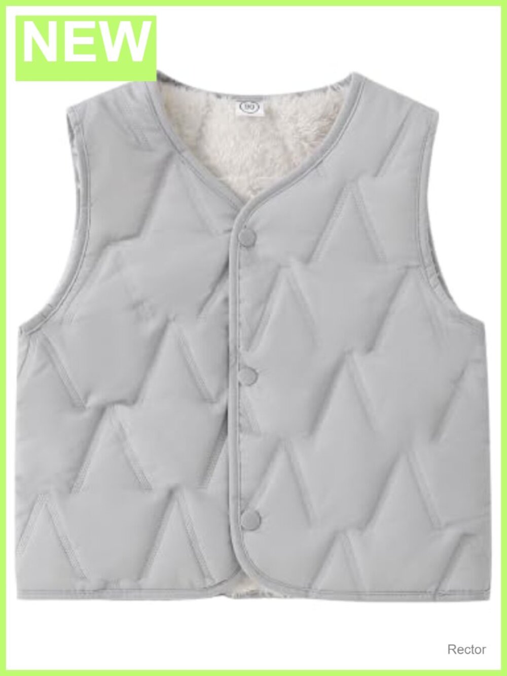 Toddler Fleece Vest Sleeveless Sherpa Coat Kids Winter Outerwear